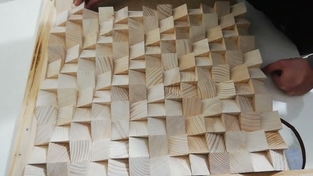 How to: Acoustic Diffuser Wood Wall Art