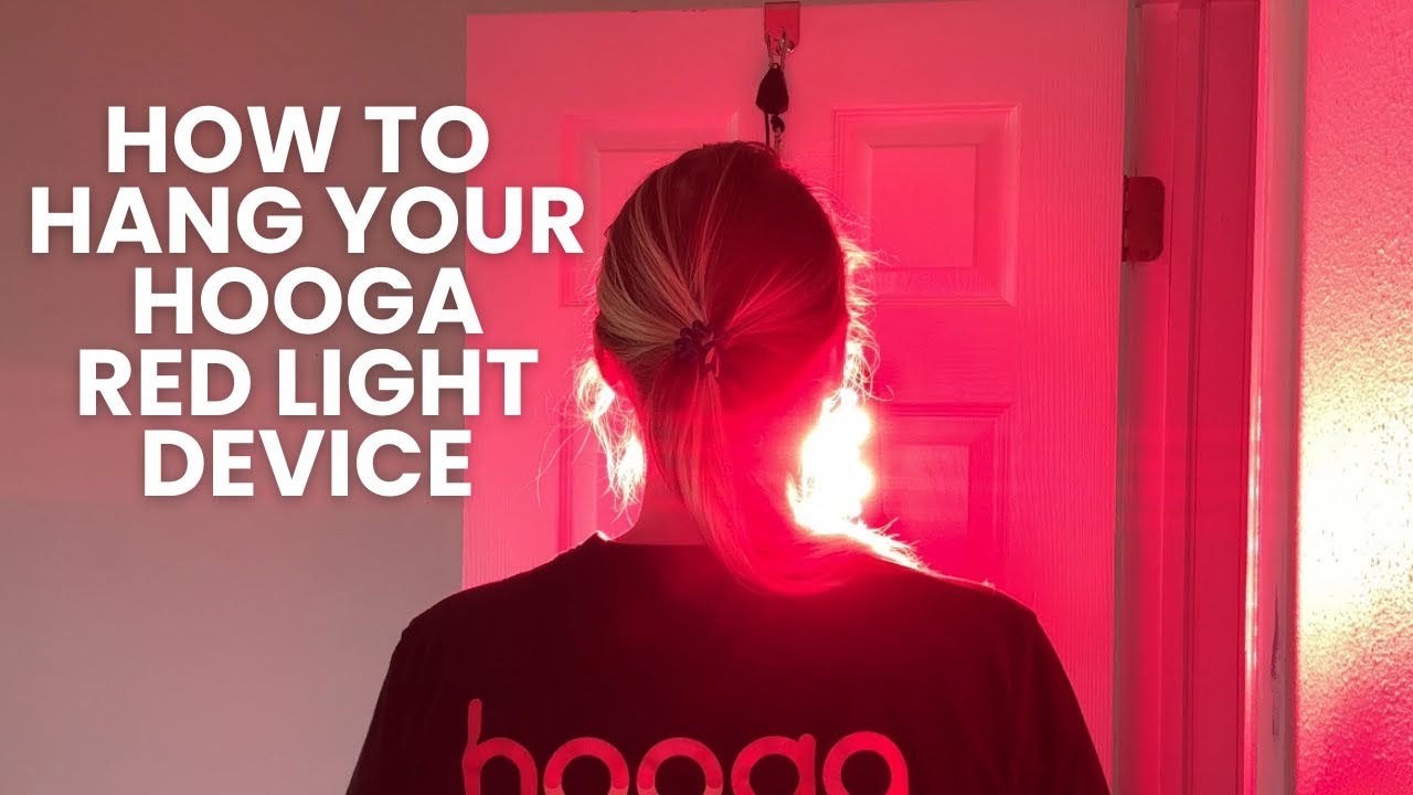 Using Door Hanging Kit for Hooga's Red Light Therapy Panels