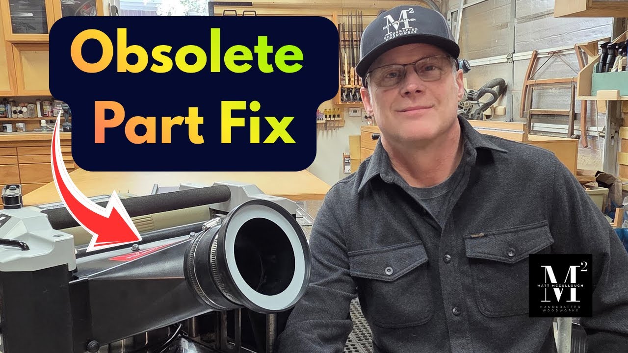“How I Added Dust Collection to an Old Delta Planer (TP400LS) – Obsolete Part Fix