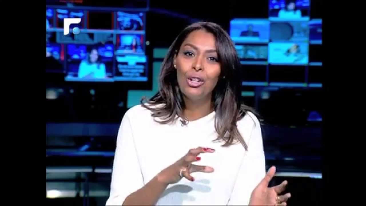 La journaliste Samira Ibrahim sur le plateau de Future TV - 5 mars 2015