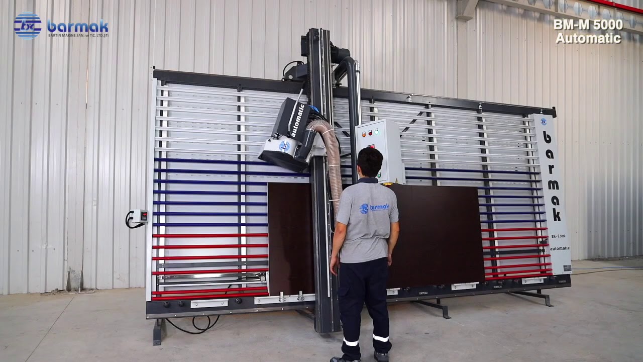 VERTICAL PANEL SAW - BM-M 5000 AUTOMATIC FOR WOOD WORKING BY BARMAK