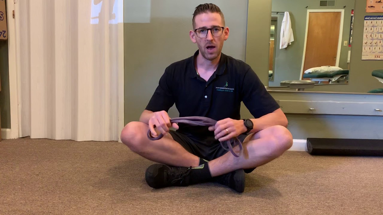 Banded Thoracic Spine Flexion & Extension