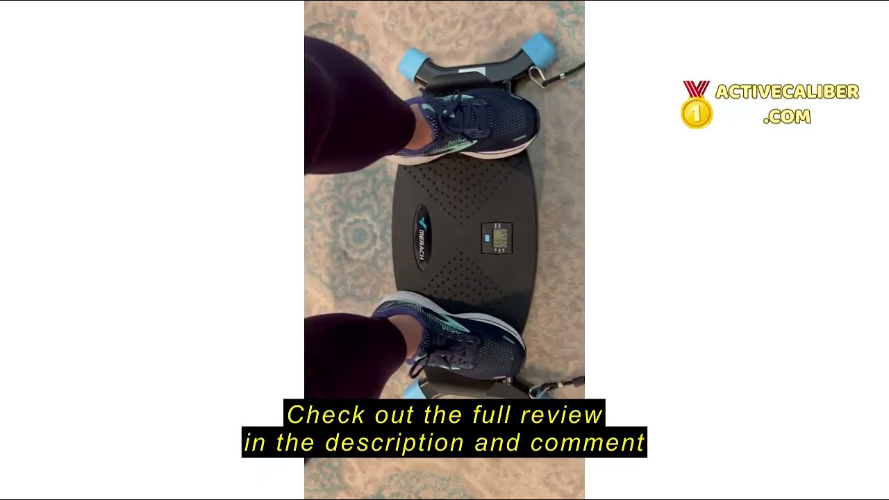 Review MERACH Balancing Machine for Full Body Workout, Sliding Ski Simulator with Resistance Bands,