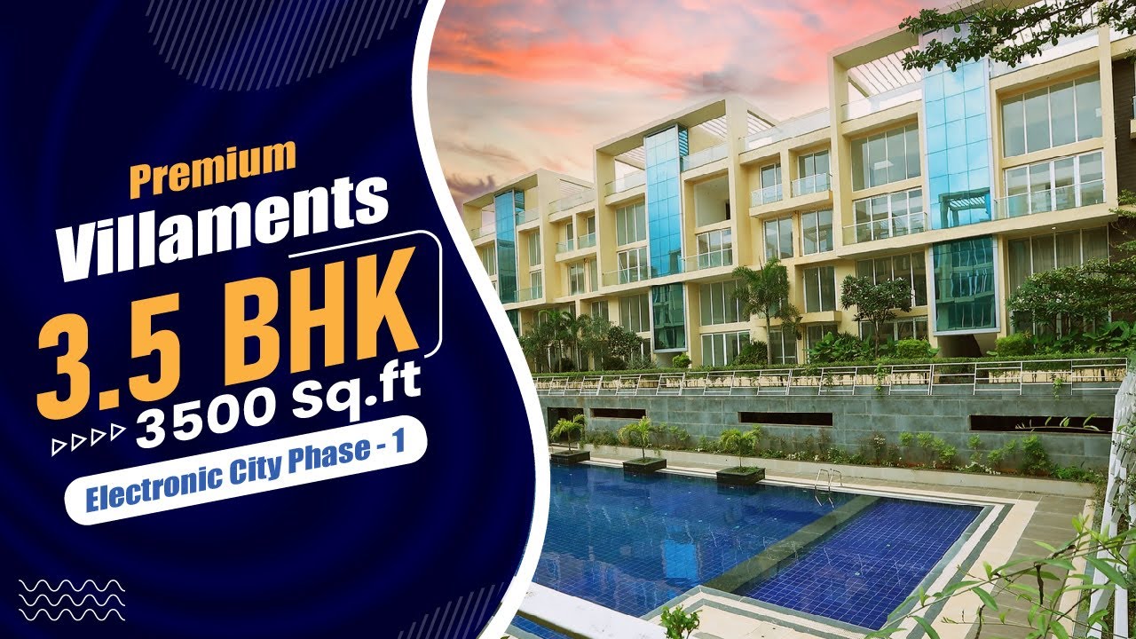 Villas in Electronic City Phase 1 | 👉9886890004 | GM Infinite Townville 3.5 BHK Villas for Sale