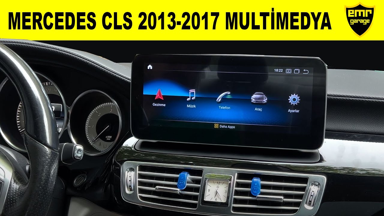 Mercedes CLS W218 2013-2017 Myway android multimedya büyük ekran - Emr Garage Ankara