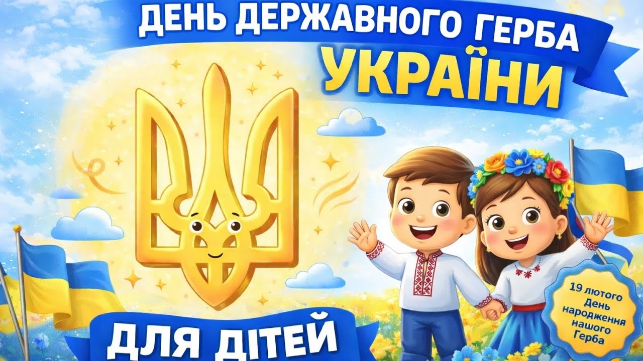 Дошкільнятам про День Державного Герба України