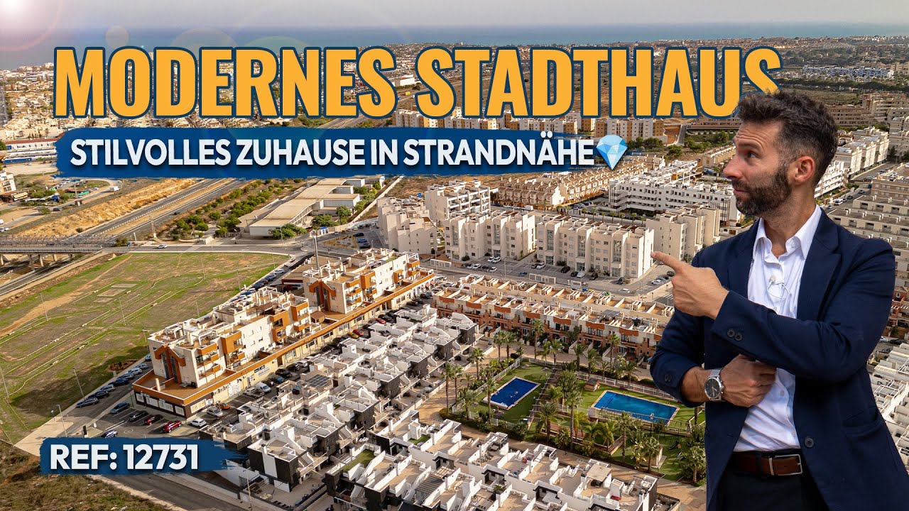 Modernes Reihenhaus in Los Dolses | 3 Schlafzimmer | Solarium | Nähe La Zenia & Strand | Spanien