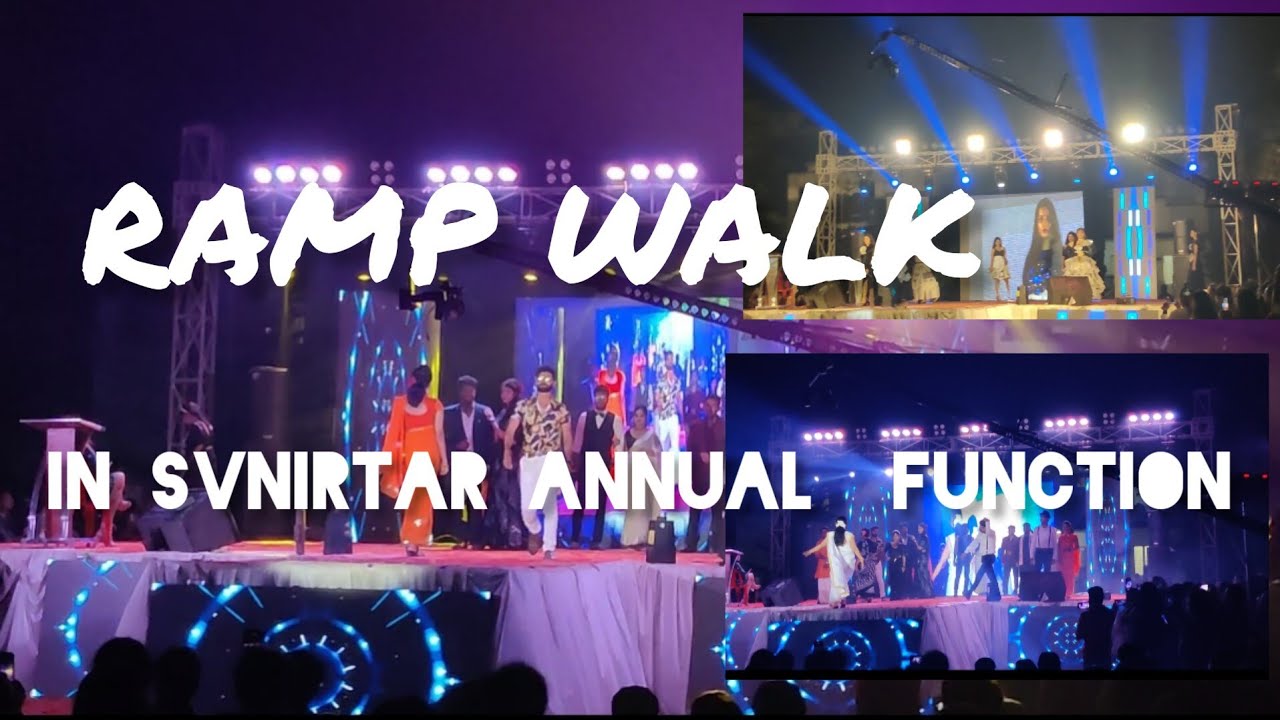 Ramp walk !! Fashion show in SVNIRTAR Annual function 2023 !! #svnirtar #rampwalk #annualfunction
