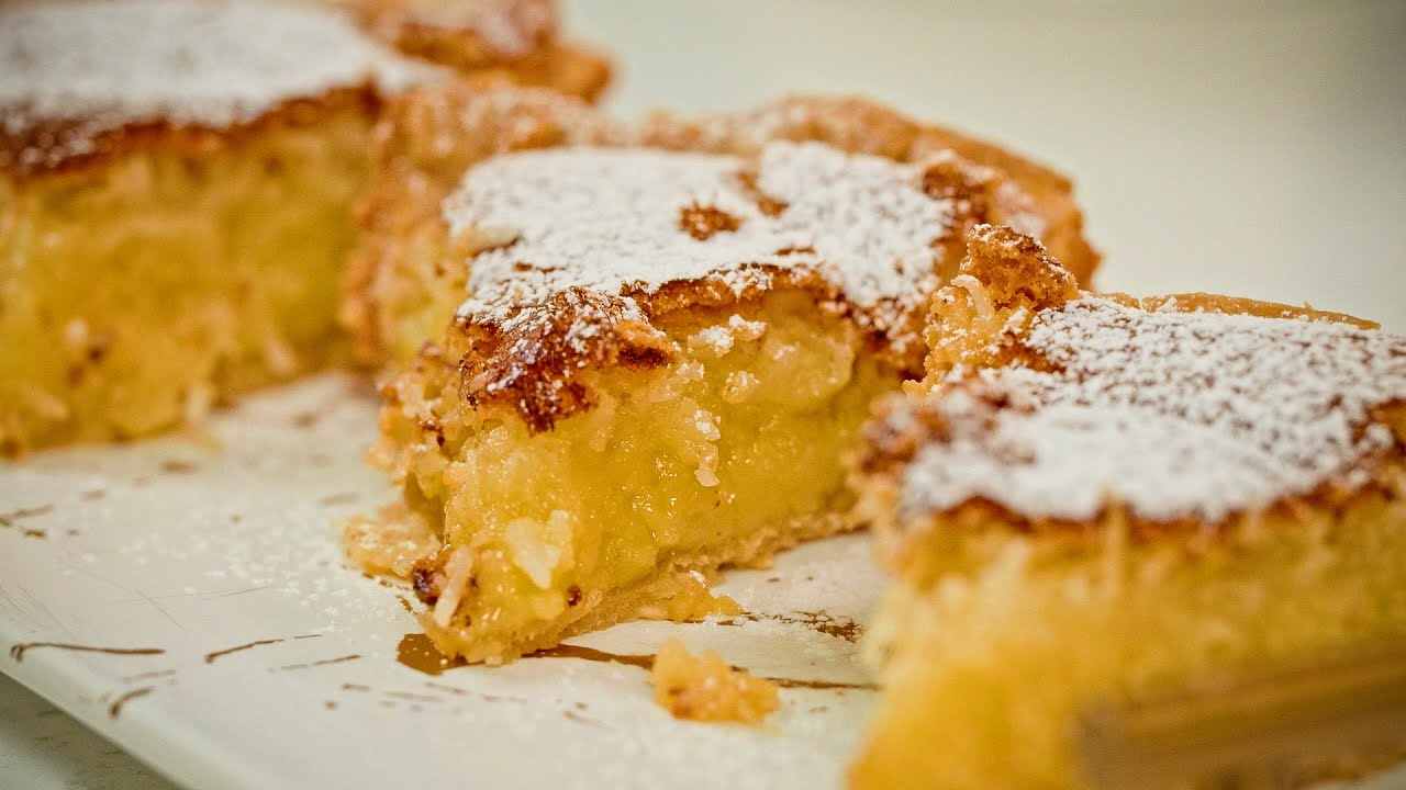 Tarte de Coco Francesa French Coconut Tart | Prato da Casa