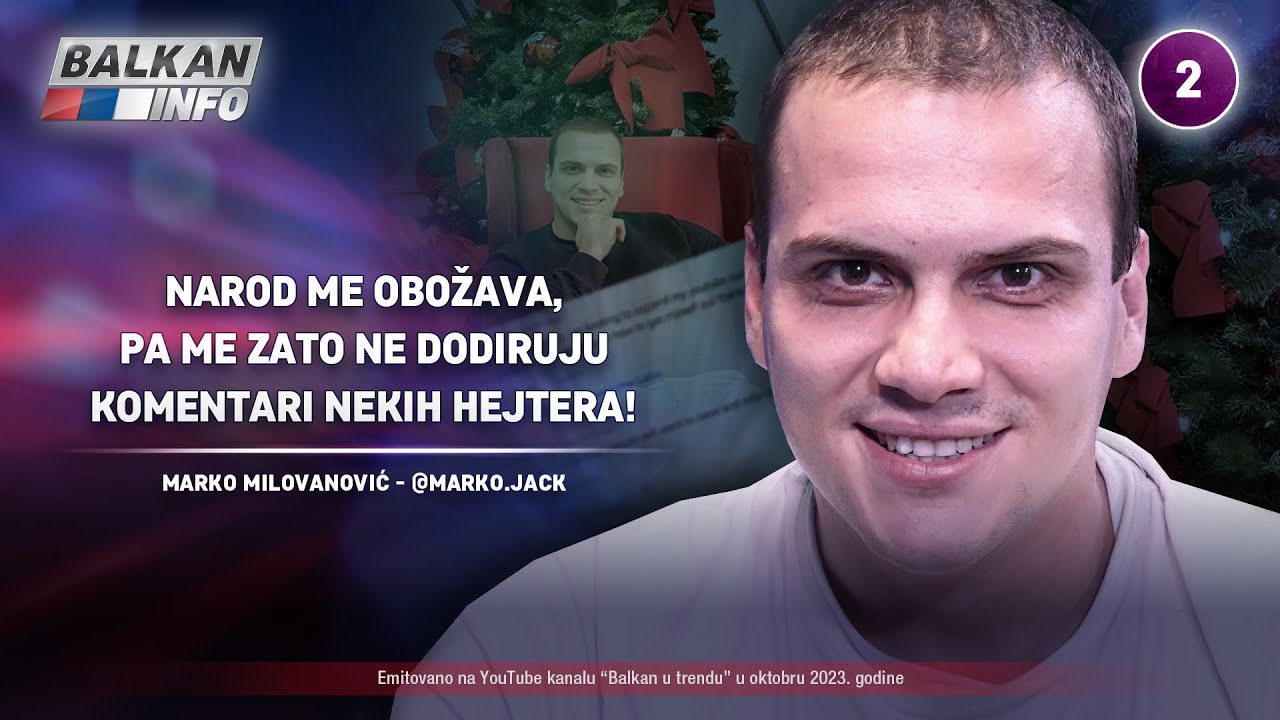 INTERVJU: Marko Jack - Narod me obožava, pa me zato ne dodiruju komentari nekih hejtera! (4.10.2023)