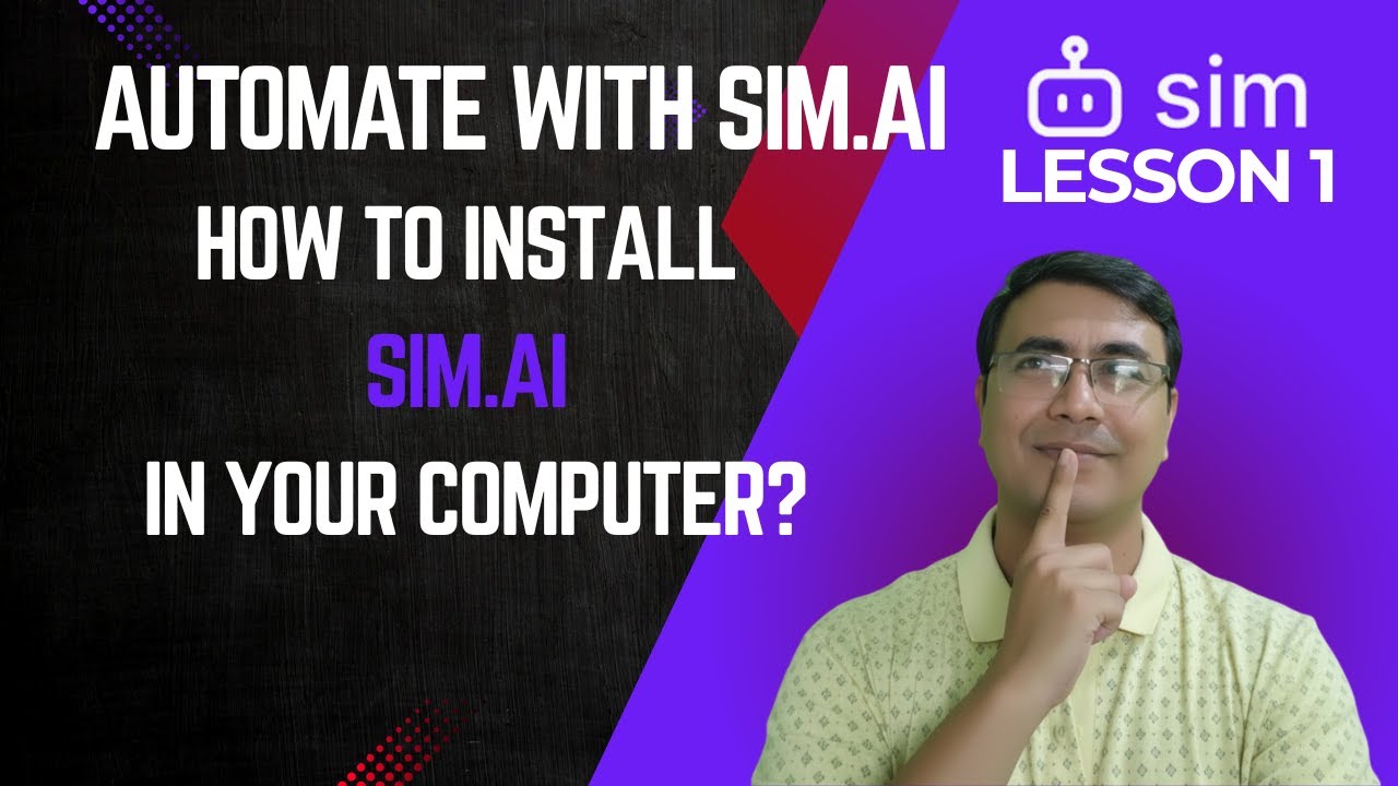 How to install Sim.AI in your Computer