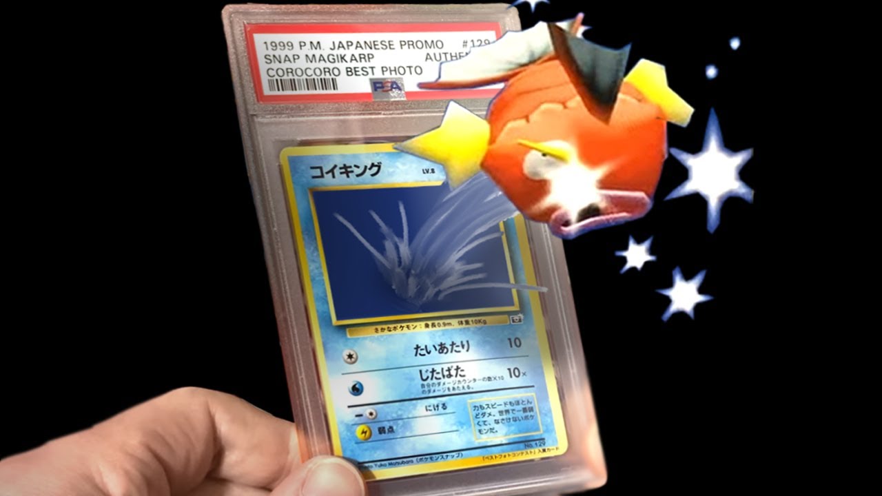 The Only Known Snap Magikarp - $136,000 Pokemon Card