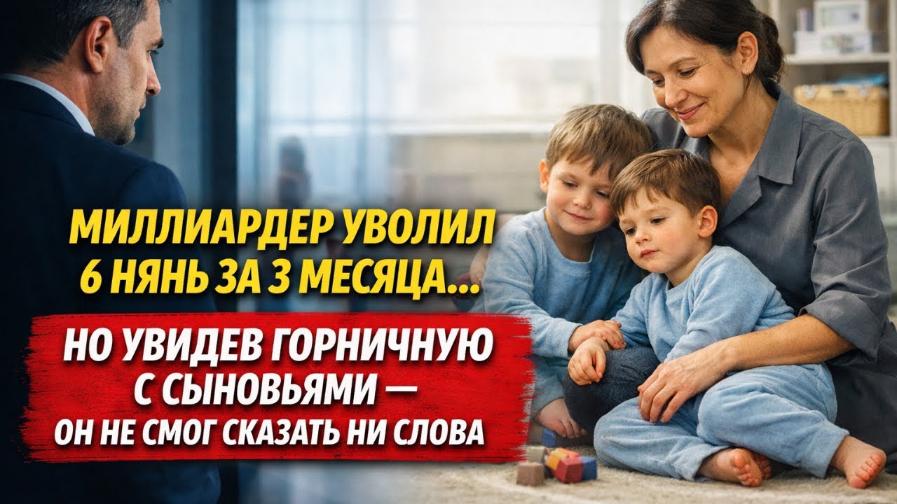 Шесть нянь потерпели неудачу но простая горничная изменила жизнь миллиардера и его сыновей навсегда