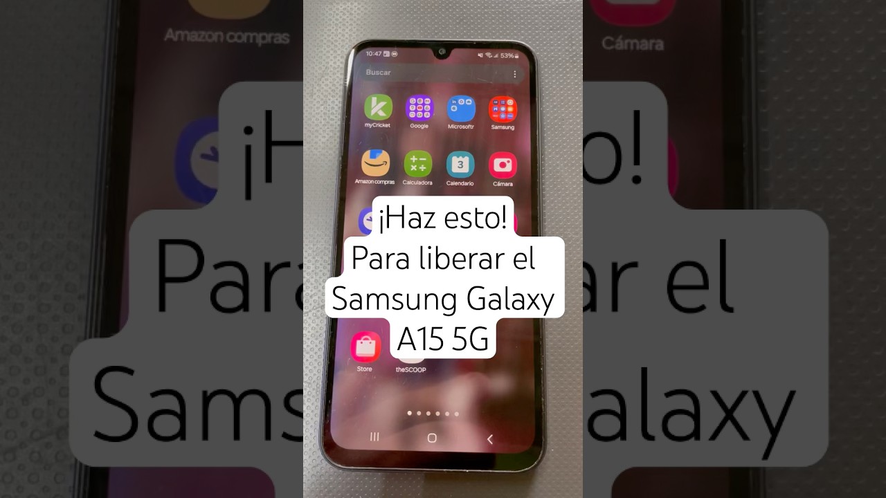Haz esto para liberar el Samsung A15 5G de Cricket Wireless #samsung #samsunggalaxy #samsunga15