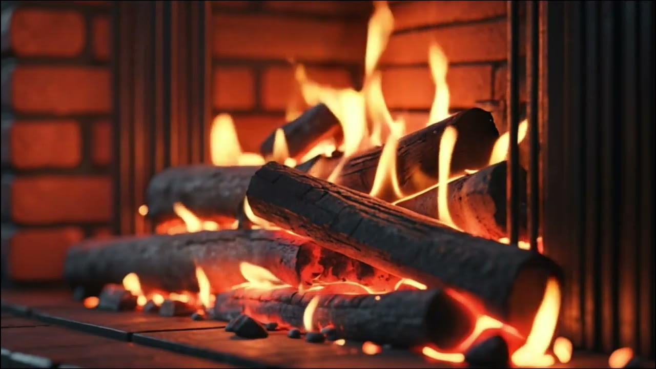 Fireplace Serenity Night – Calm Crackling Flames for Deep Sleep, Study & Winter Relaxation