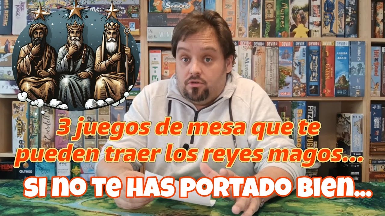 3 Juegos de mesa que te pueden traer los Reyes Magos si no te has portado del todo bien.