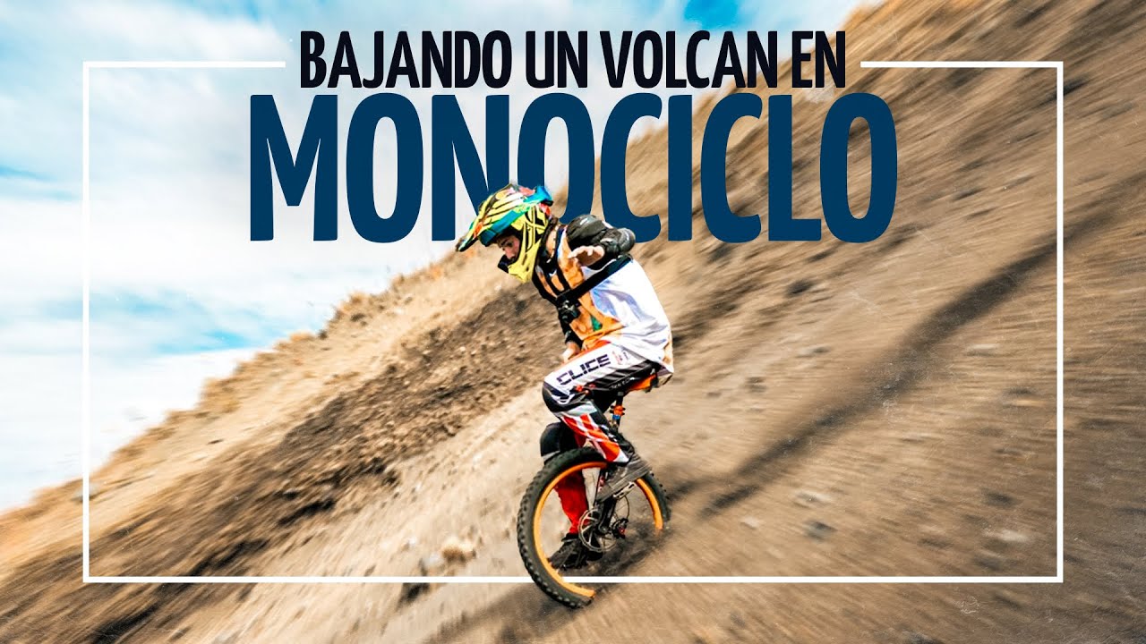 Baje el volcan Paricutin en Monociclo | Reto1/8 Mau Otero