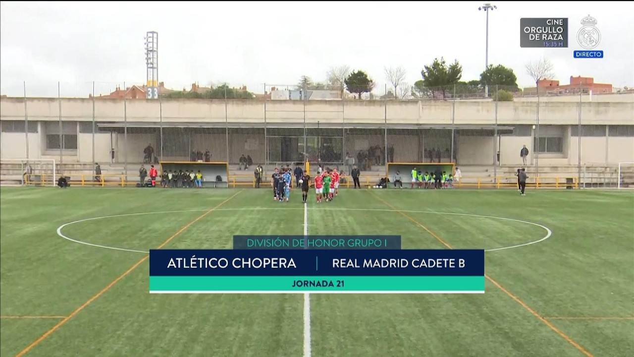 Atlético Chopera - Real Madrid Cadete B (J21 - División de Honor Cadete) - RMTV