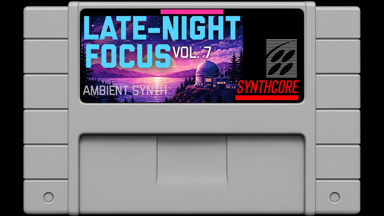 Late-Night Focus — Vol. 7 | 2 Hour Chill Synthwave for Deep Work