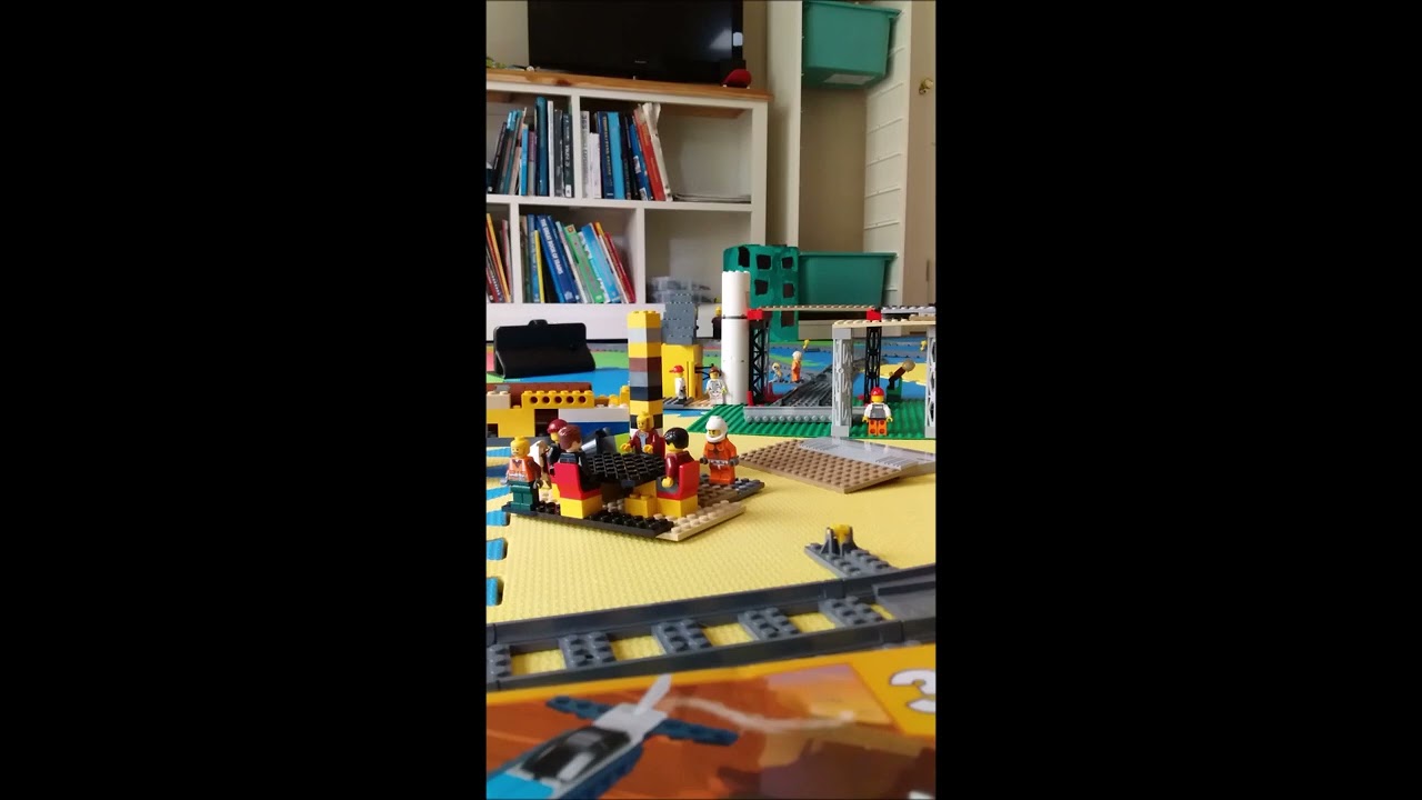 My Movie 2 Silver Streak crash in Lego