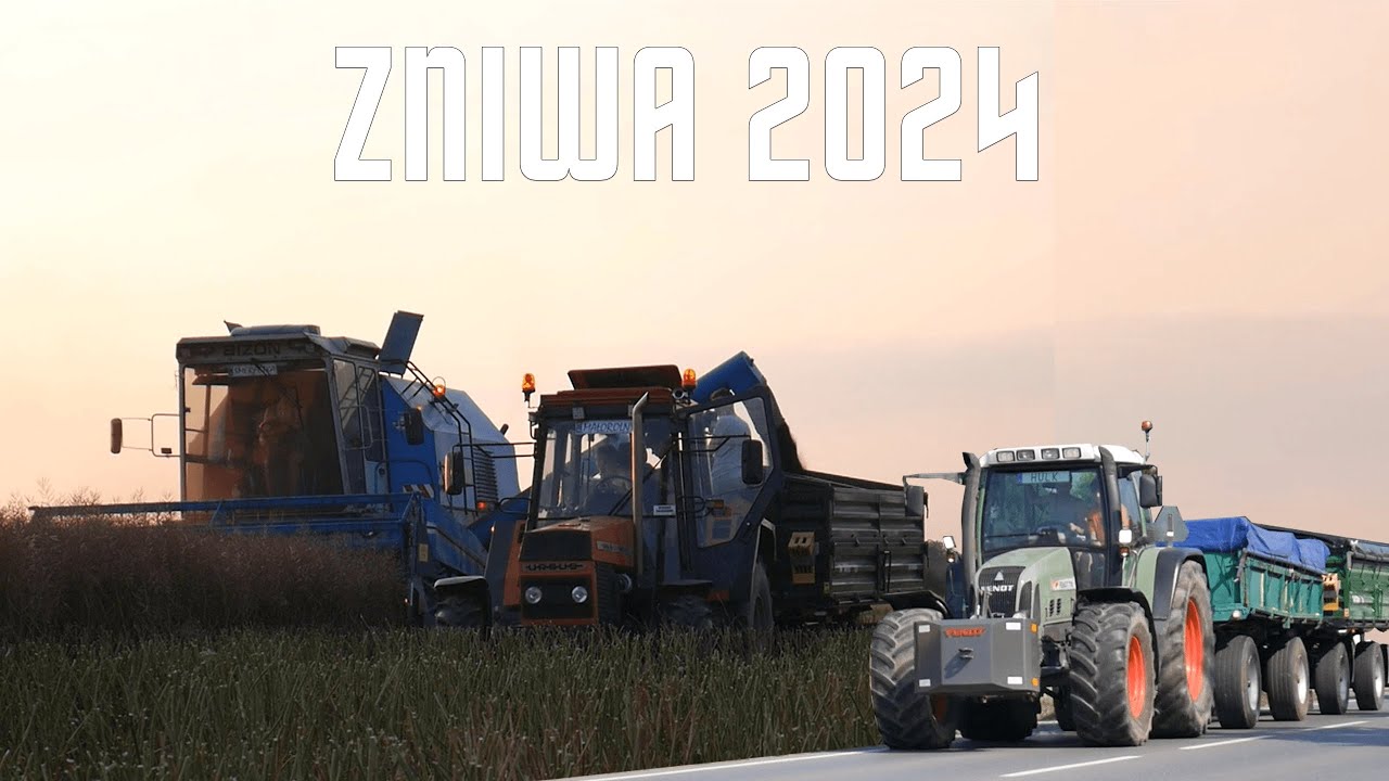 Żniwa 2024- Rzepak na Podkarpaciu★Bizon Rekord★Ursus 1634★Fendt 716★
