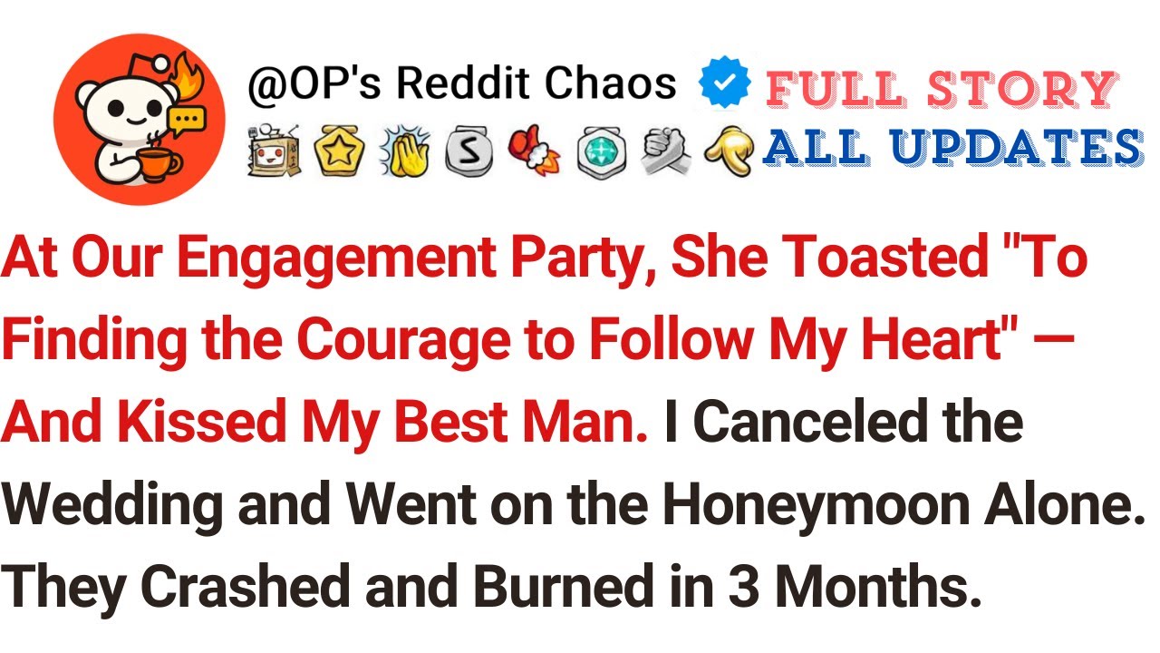 At Our Engagement Party, She Toasted 