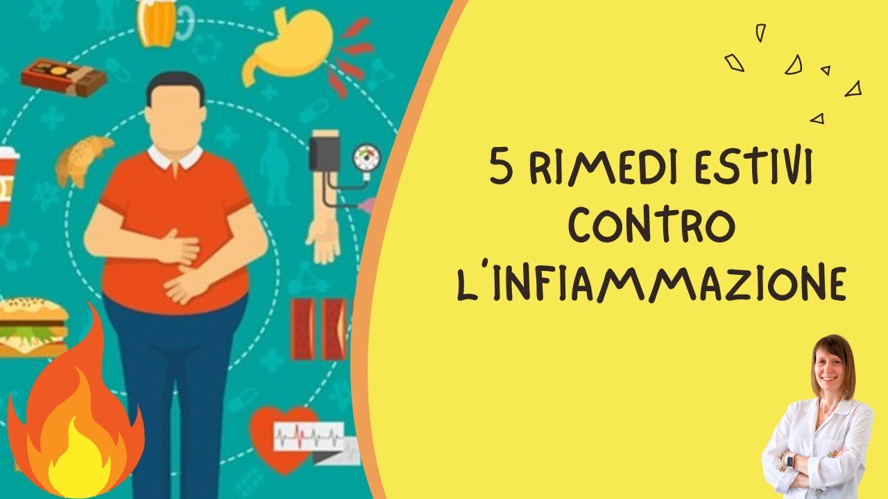 5 rimedi estivi contro l'infiammazione