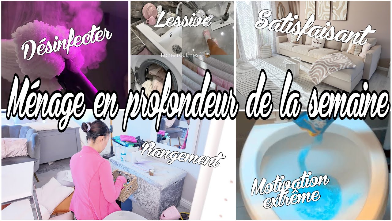 *EXTR&Ecirc;ME* M&Eacute;NAGE EN PROFONDEUR DE LA SEMAINE 🧼 ORGANISE,NETTOIE & RANGE AVEC MOI !!!