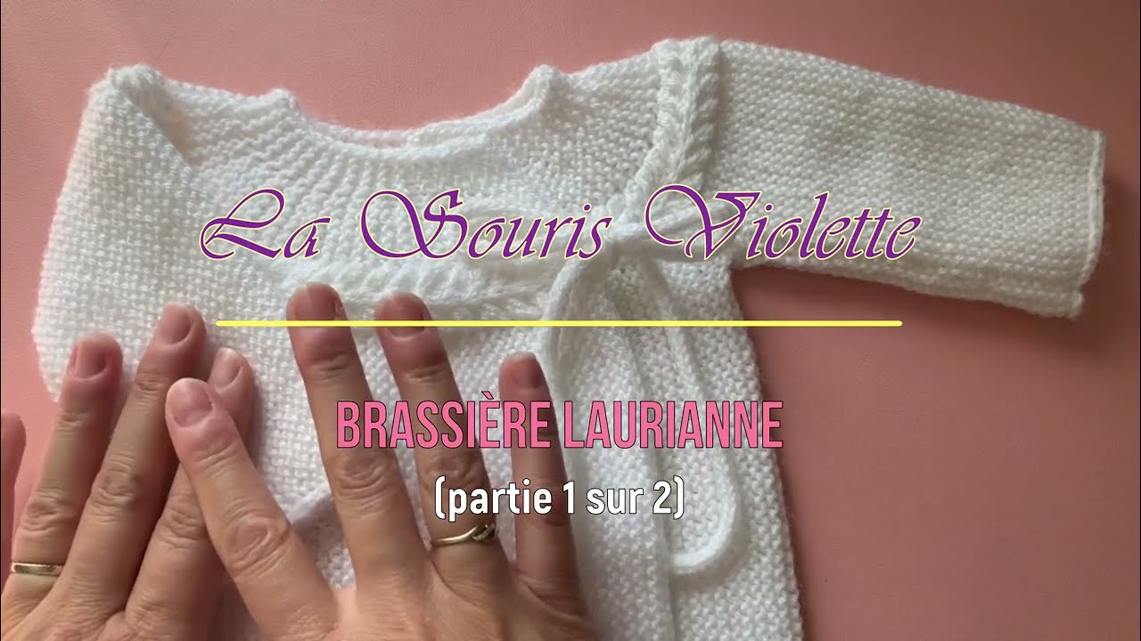 Tuto tricot brassière bébé 