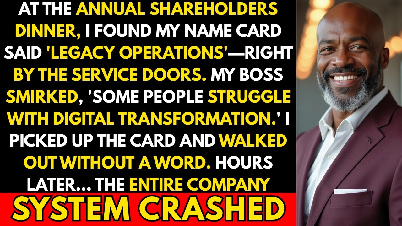 He Found His Name Card Said 'Legacy Operations'. His Silent Exit Crushed The Whole Company