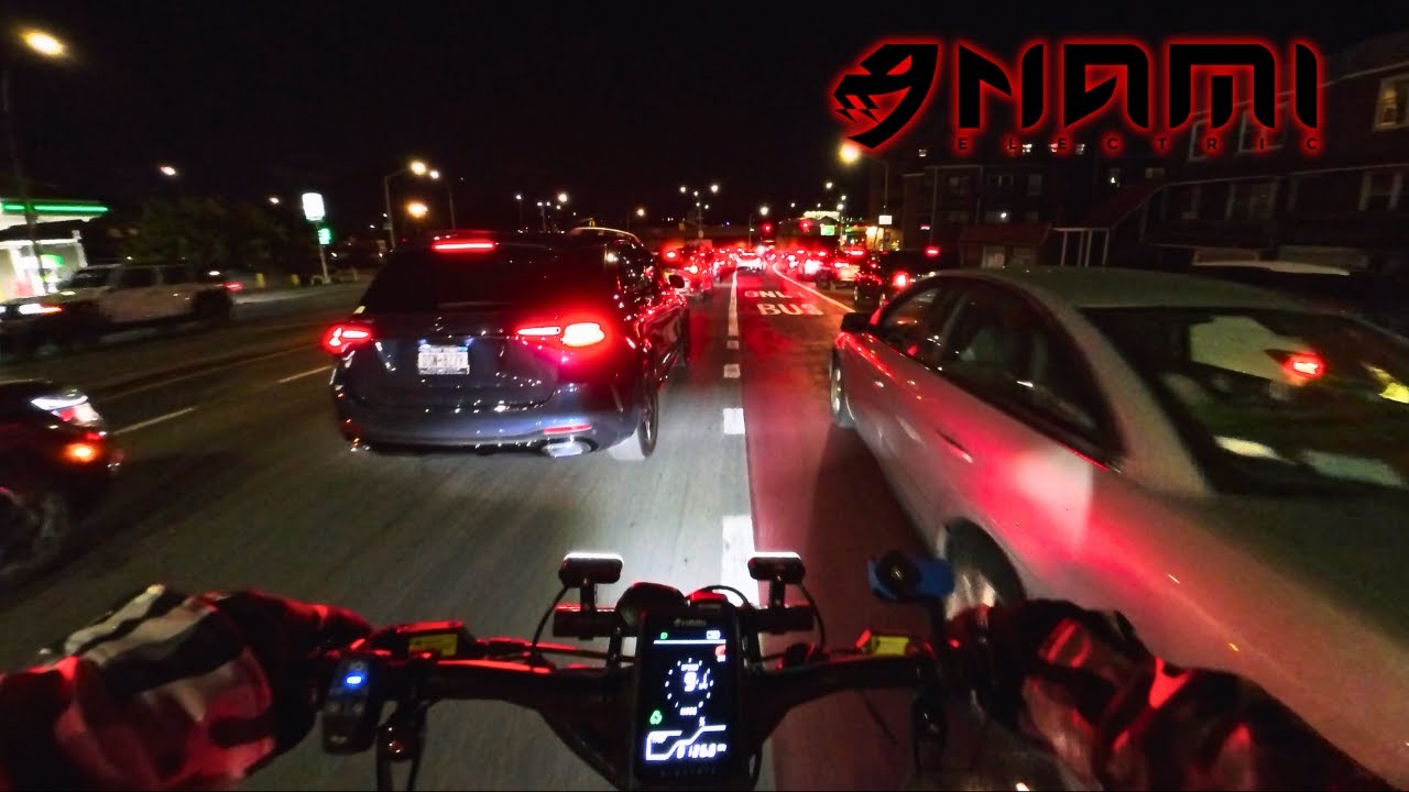 Nami Klima Night Ride Home in Queens NYC | eScooter POV [4K]