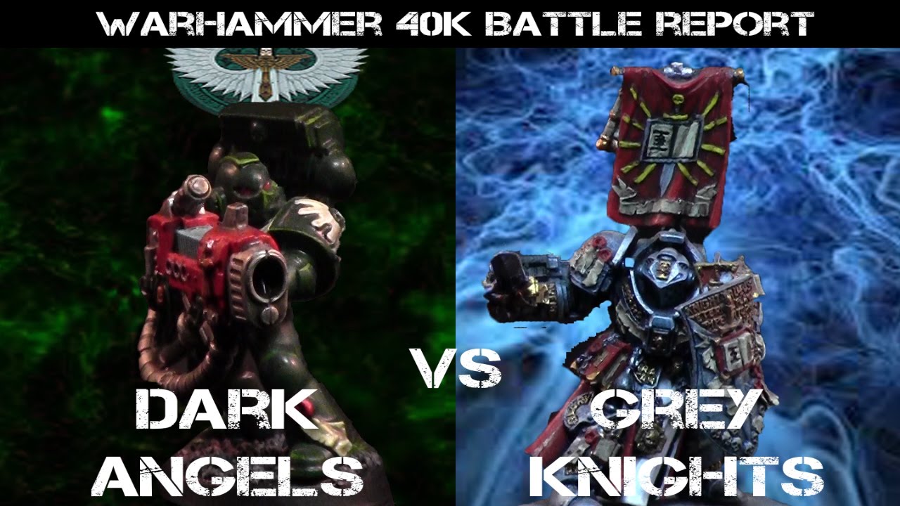 Grey Knights vs Dark Angels Warhammer 40K Battle Report - Jay Knight BatRep 36