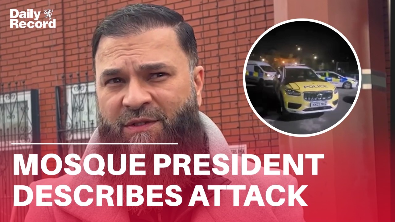 Manchester Mosque president gives chilling details of attacker arriving with knives and an axe