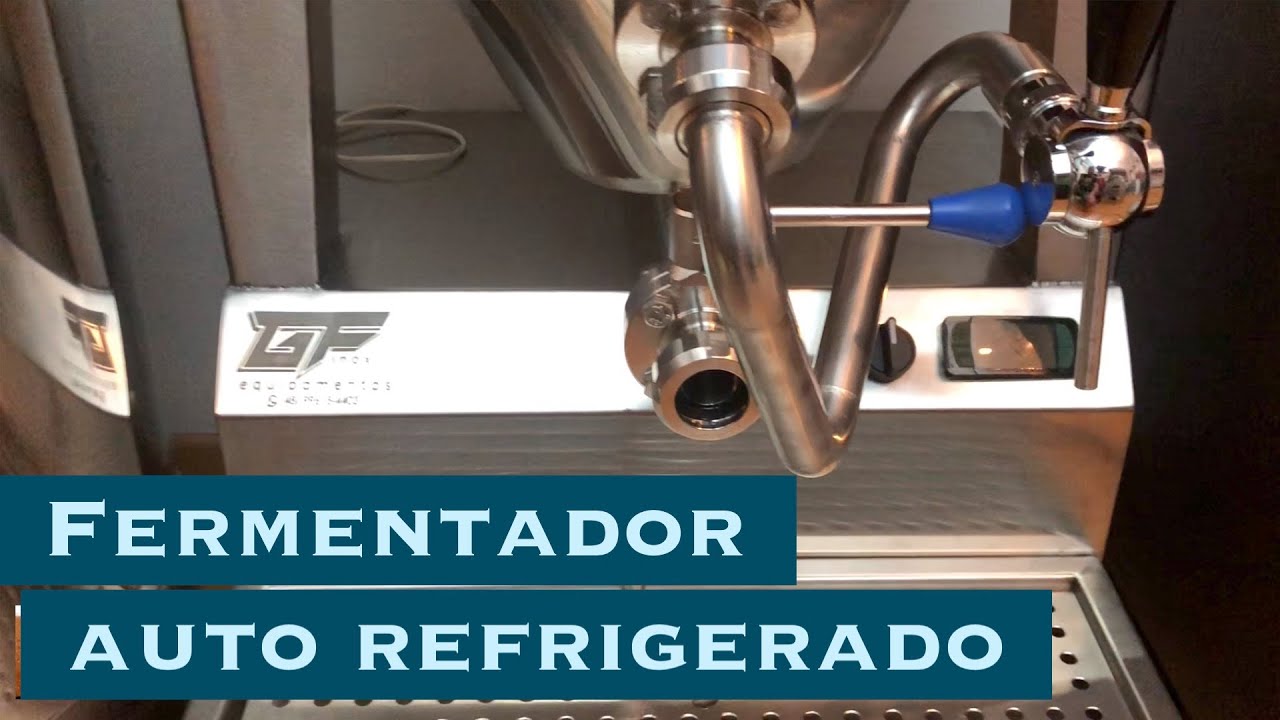 Fermentador GF inox pressurizado auto refrigerado em inox