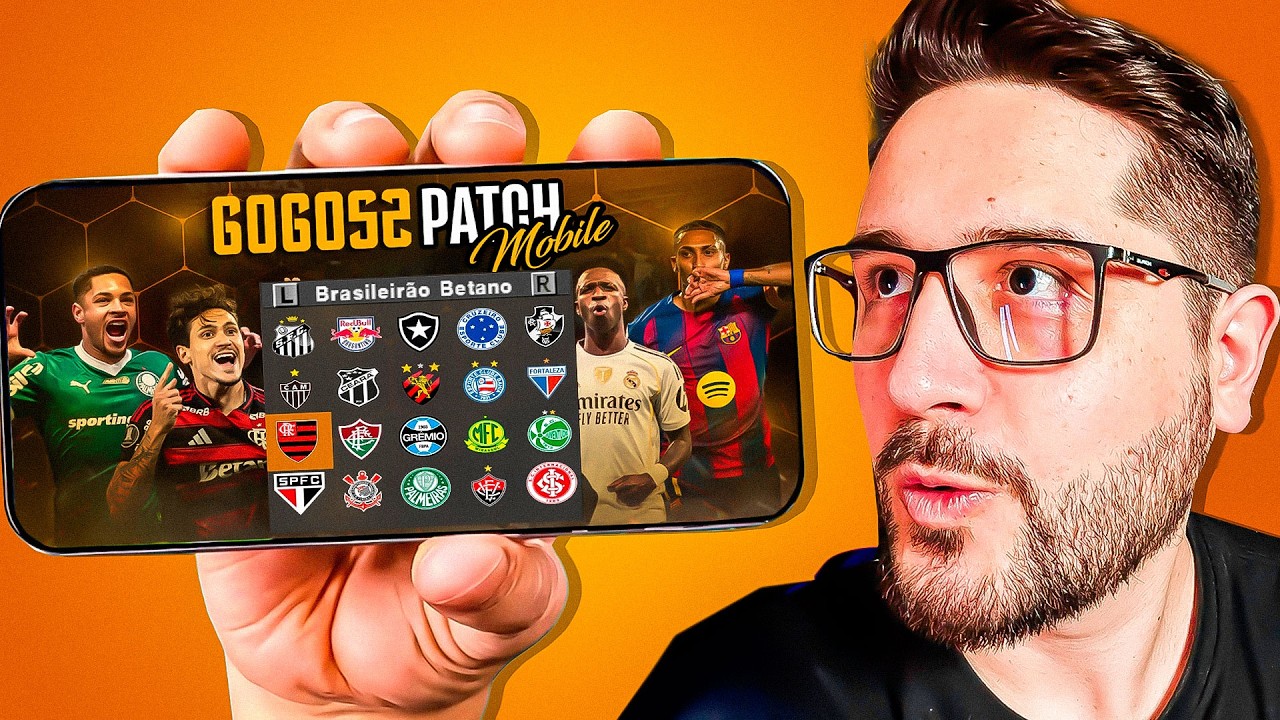 SAIU! O BRASILEIR&Atilde;O mais COMPLETO agora no CELULAR! Gogosz Patch Mobile 🚀