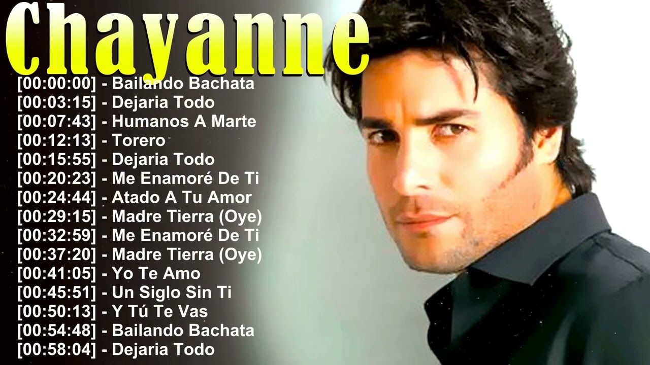 Chayanne – Top 20 músicas románticas 2026 pop latino para bailar y amar
