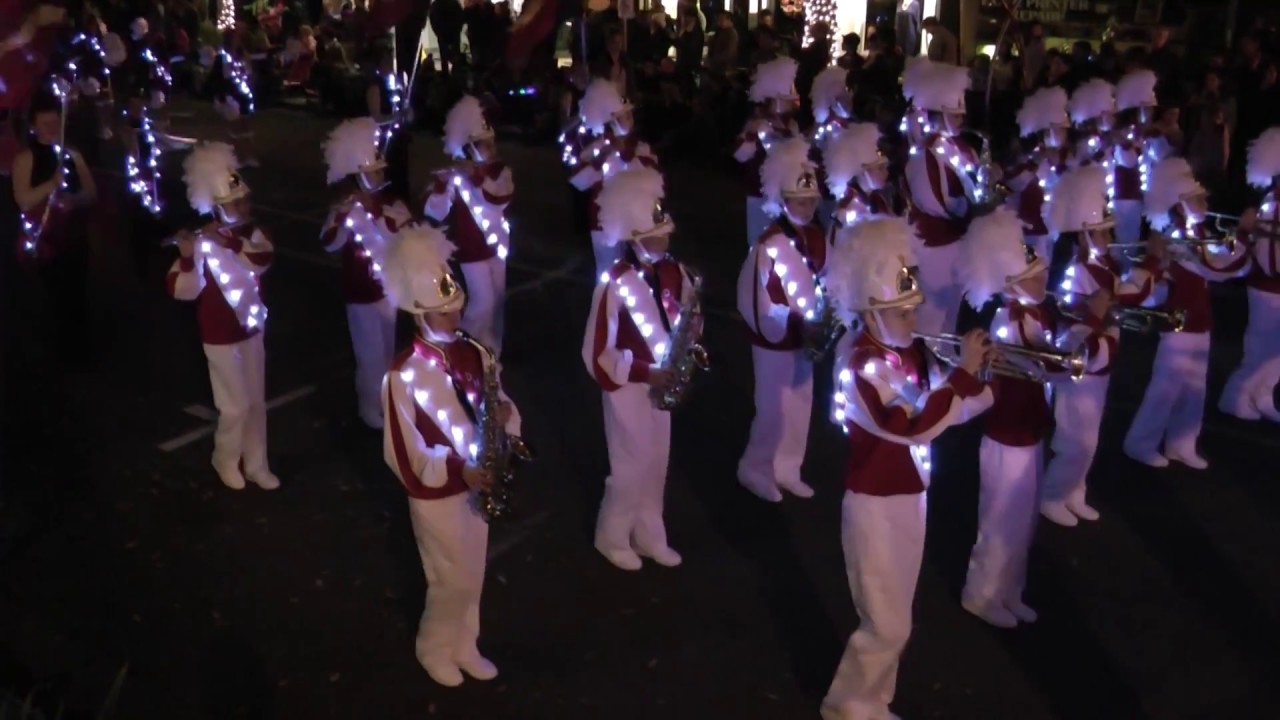 The Bands of the 2016 Los Altos Festival Of Lights Parade