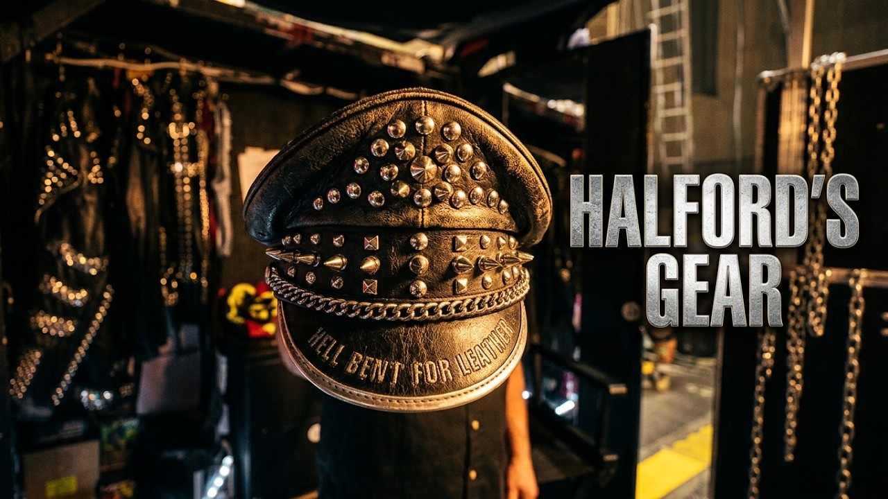 JUDAS PRIEST - Backstage tour of Rob Halford's wardrobe area