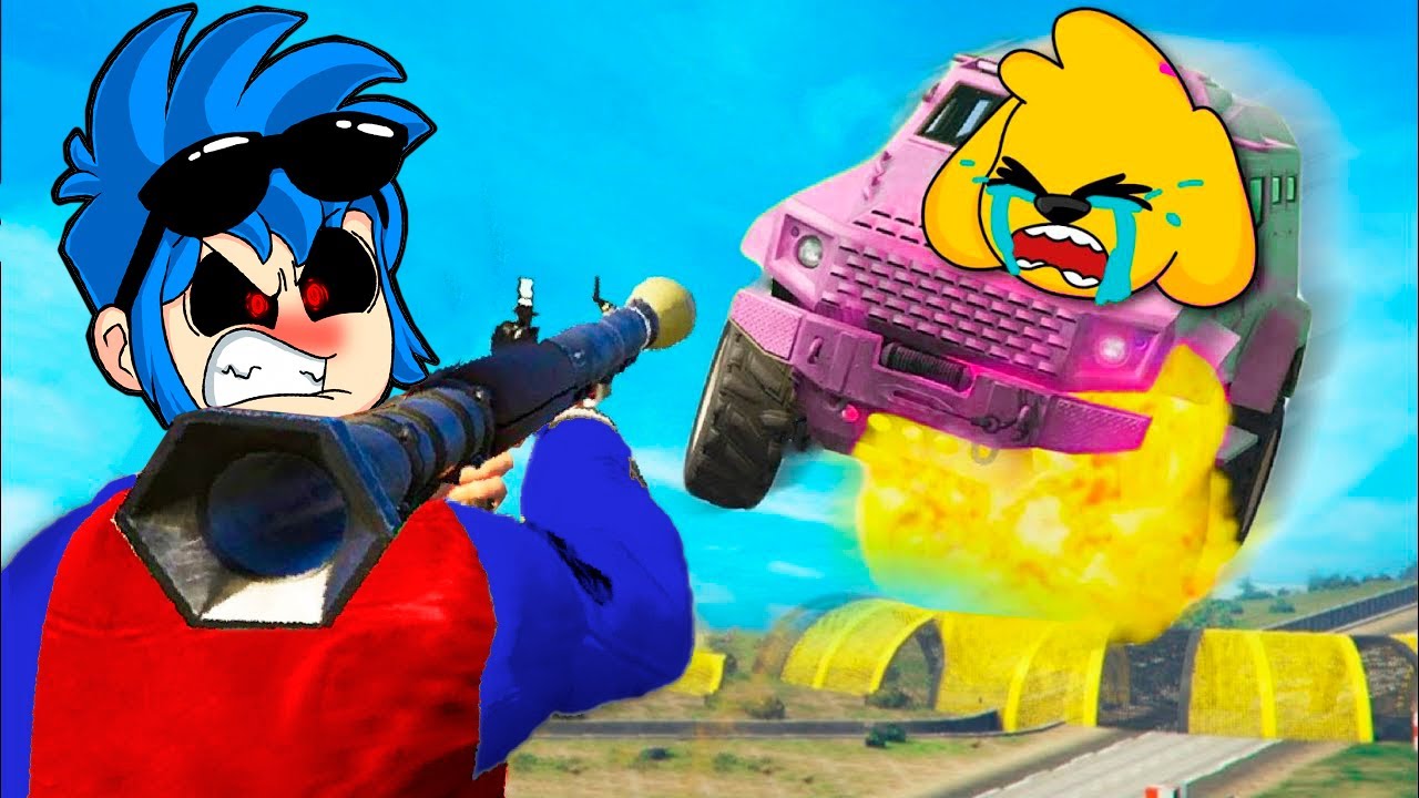 GTA 5 ¡RPG vs CARRO BLINDADO! 😱 TIMBA VK