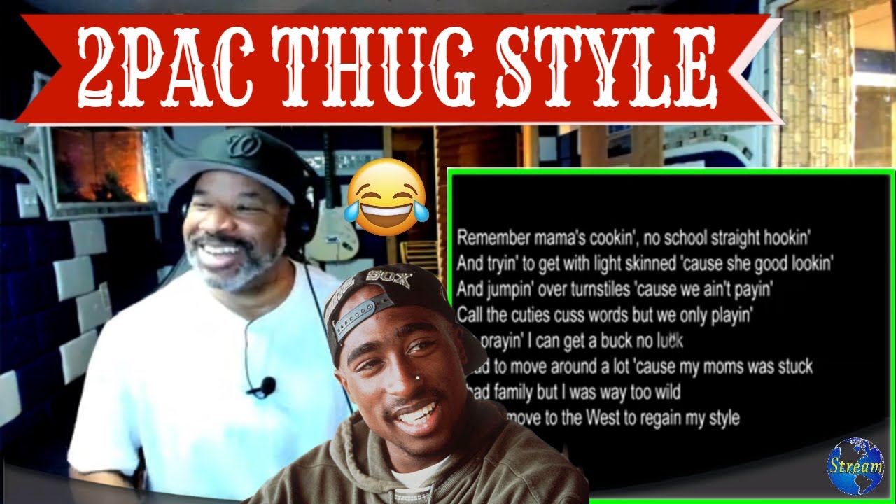 2Pac   Thug Style Lyrics Video - Producer Reaction