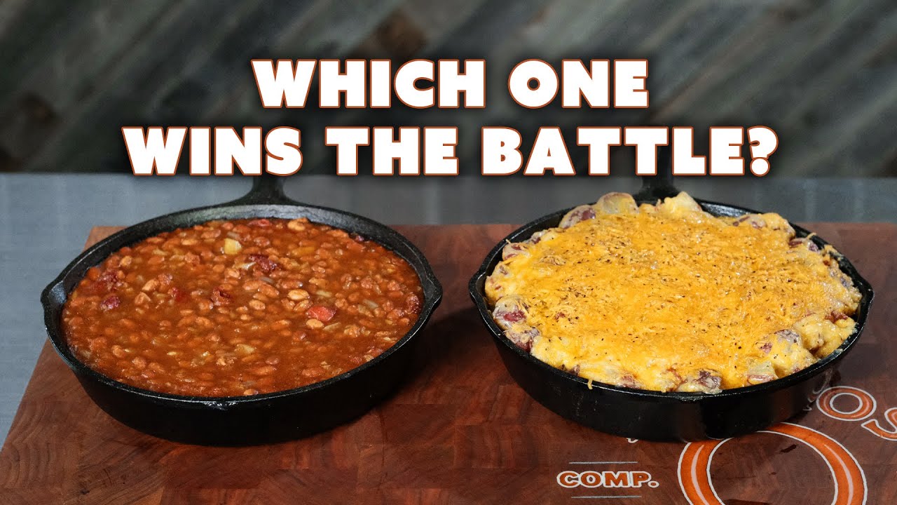 Which Side will WIN? Apple Pie Baked Beans or Gator Taters | Ft. Kosmos Q