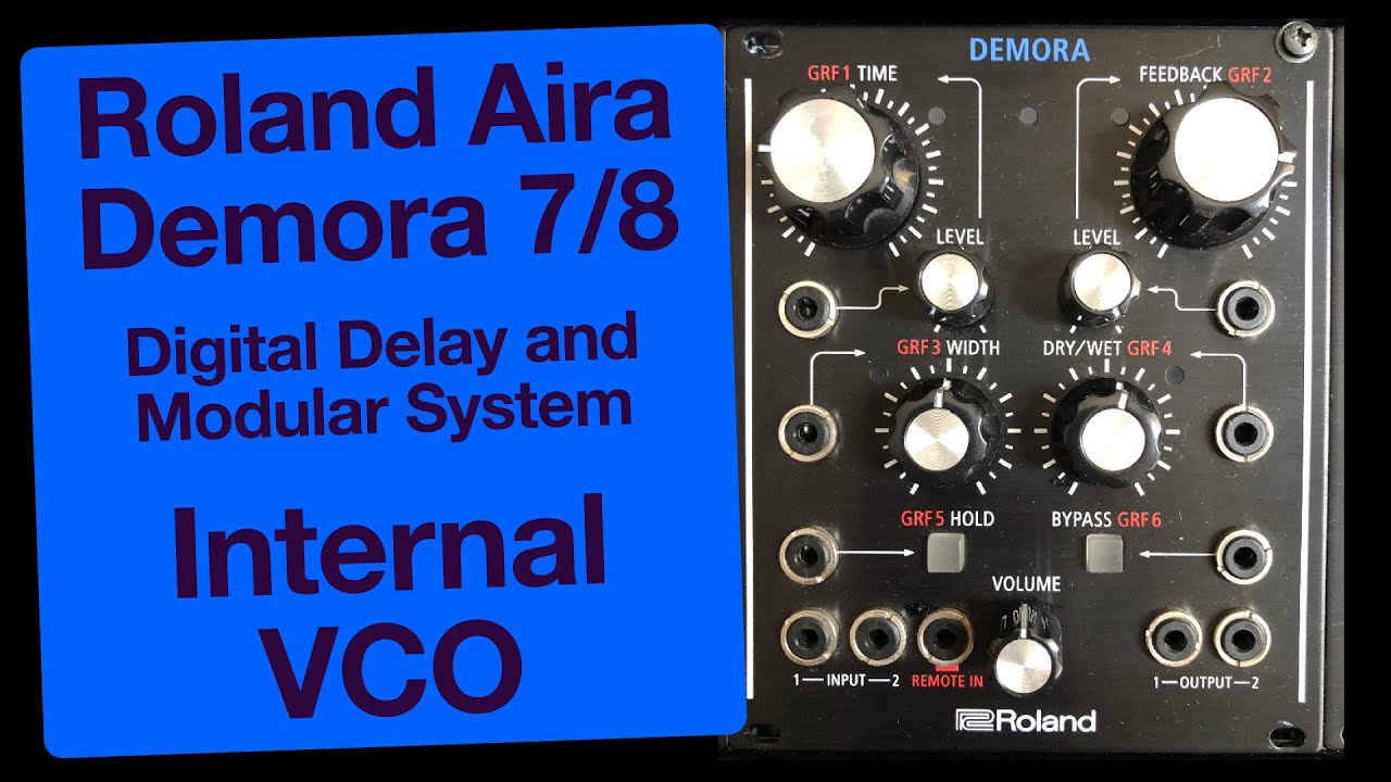 Roland Aira Demora Delay: Synthesizer Voice
