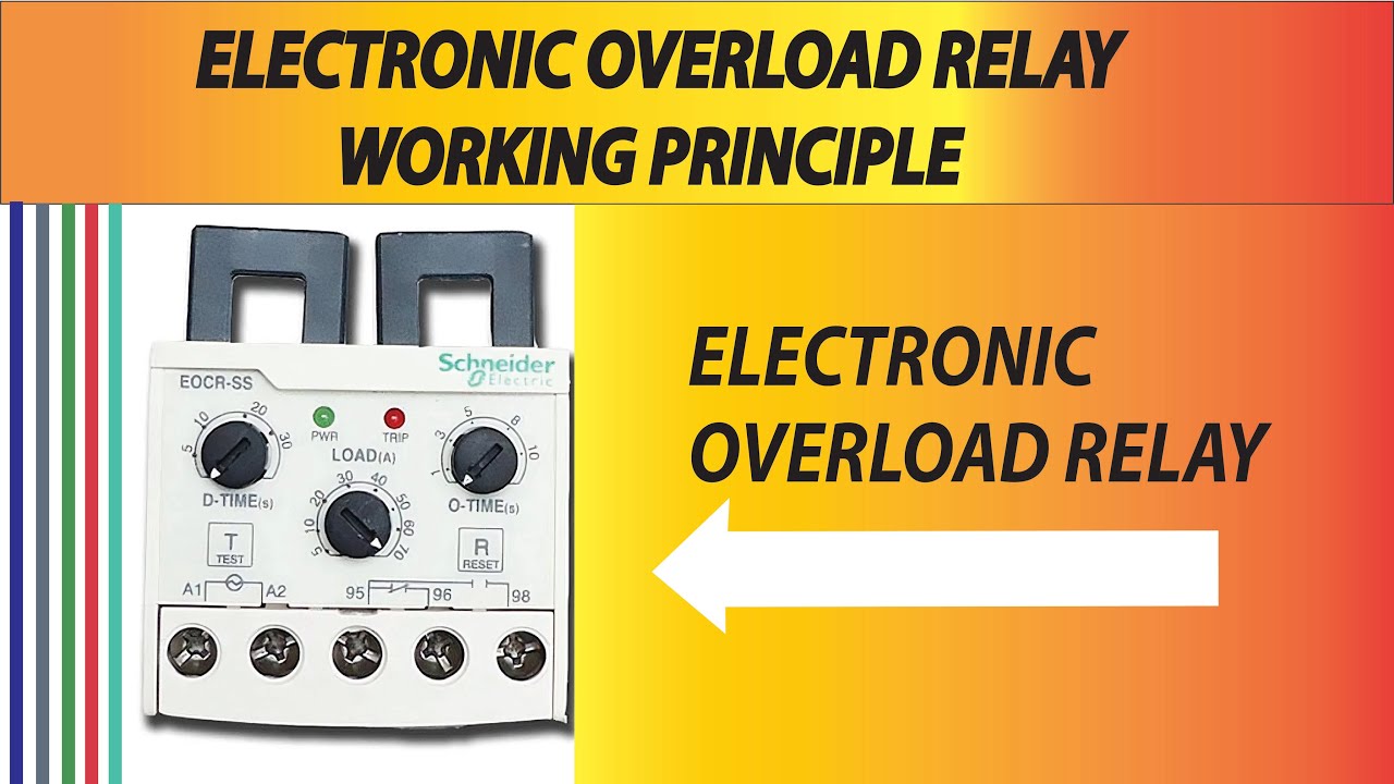 electronic overload relay working principle | Motor overload protection  | electrical overload