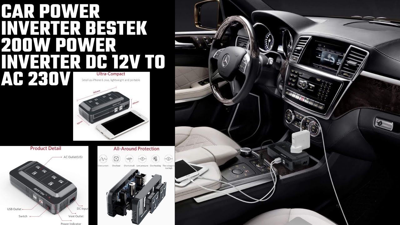 The Essential Car Gadget? | BESTEK 200W Inverter Unboxing & Test (AC Outlet in Your Car)