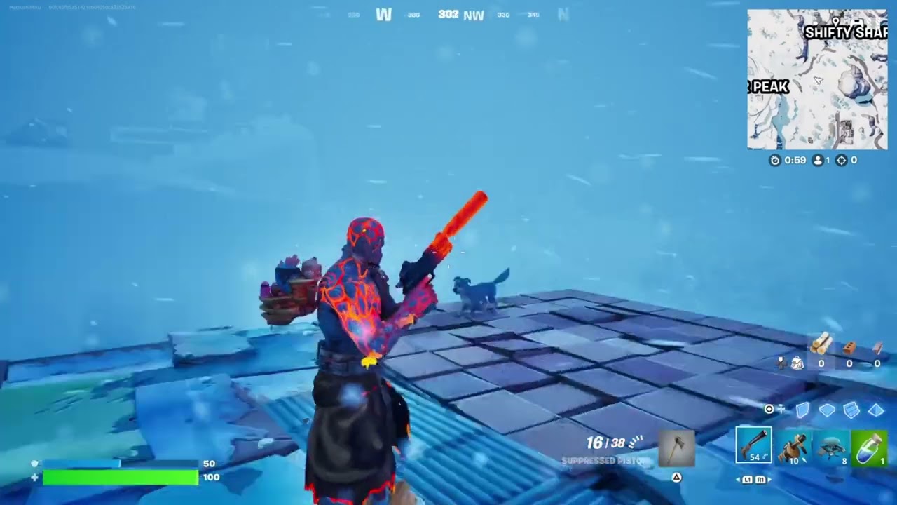 Fortnite Ice Storm Event - No Commentary!