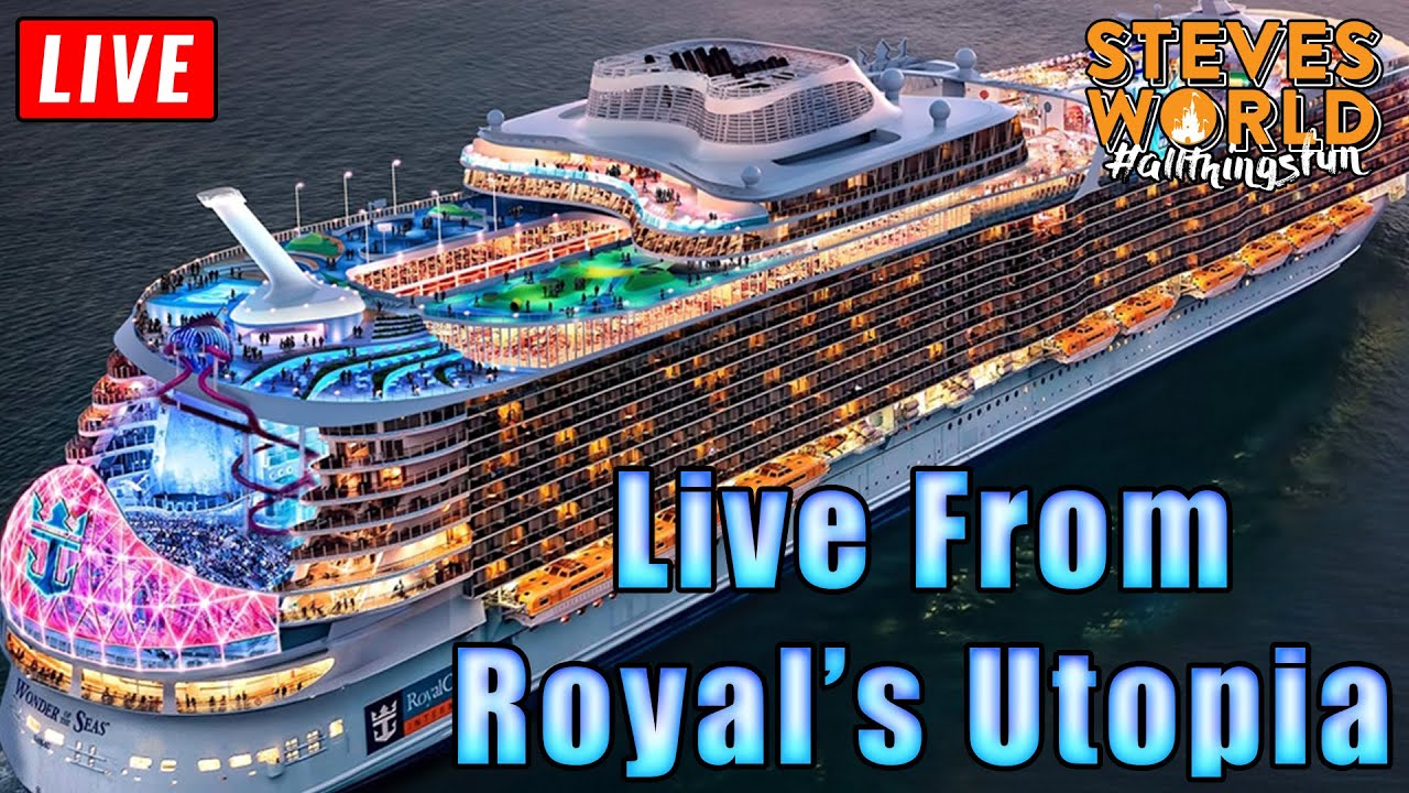🔴 LIVE: Sailing On Royal Caribbean's Utopia Of The Seas | Live Stream 9-23-24
