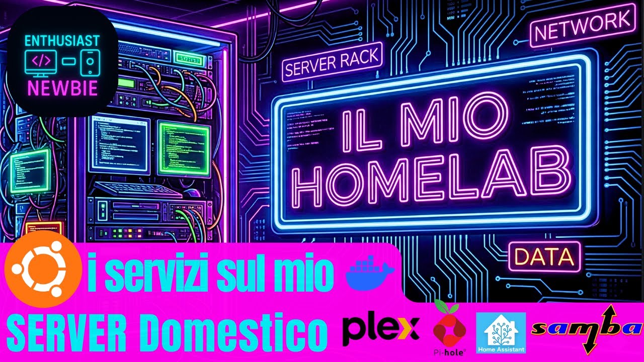 HomeLab Tour |  il mio Server Domestico🌐🏠 non è perfetto ..ma è mio !!