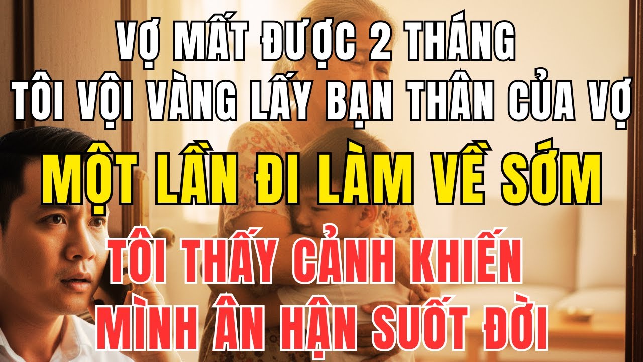 Vợ Vừa Mất 2 Tháng, Tôi Cưới Bạn Thân Cô Ấy – Và Một Lần Về Sớm Đã Phá Tan Tất Cả