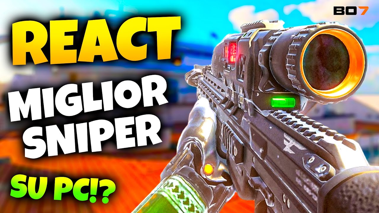 REAGISCO AL MIGLIOR SNIPER PLAYER PC SU Black Ops: KIAH!