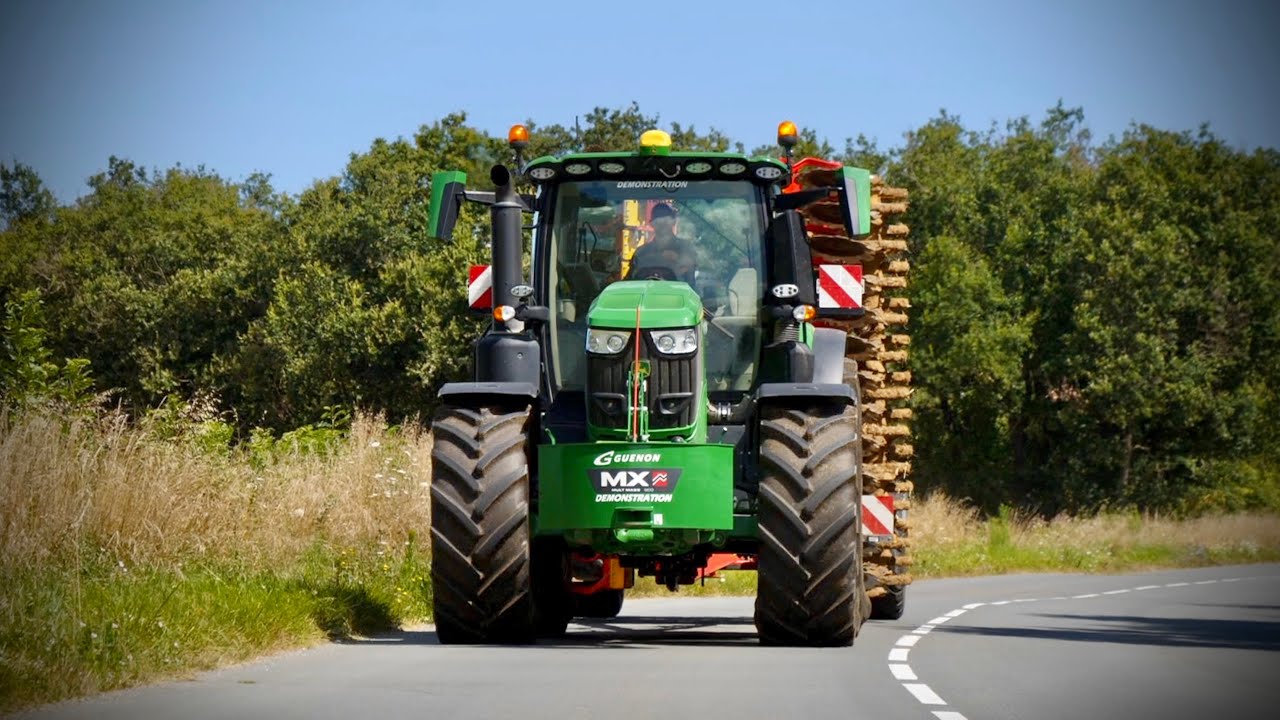 😍 JOHN DEERE 6R250 au déchaumage d'été | VADERSTAD Carrier XL 625 !!